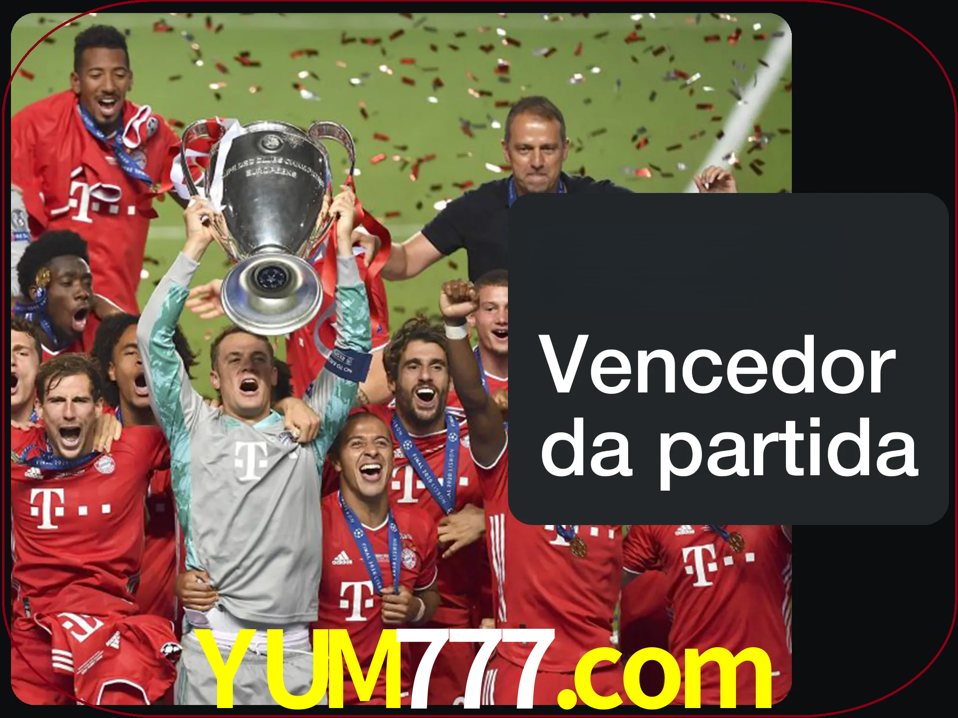Aposte no vencedor e ganhe uma grande quantia de dinheiro.