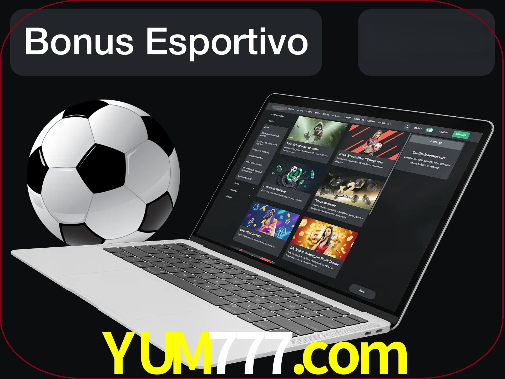 Antes de começar a apostar, use o bônus esportivo.