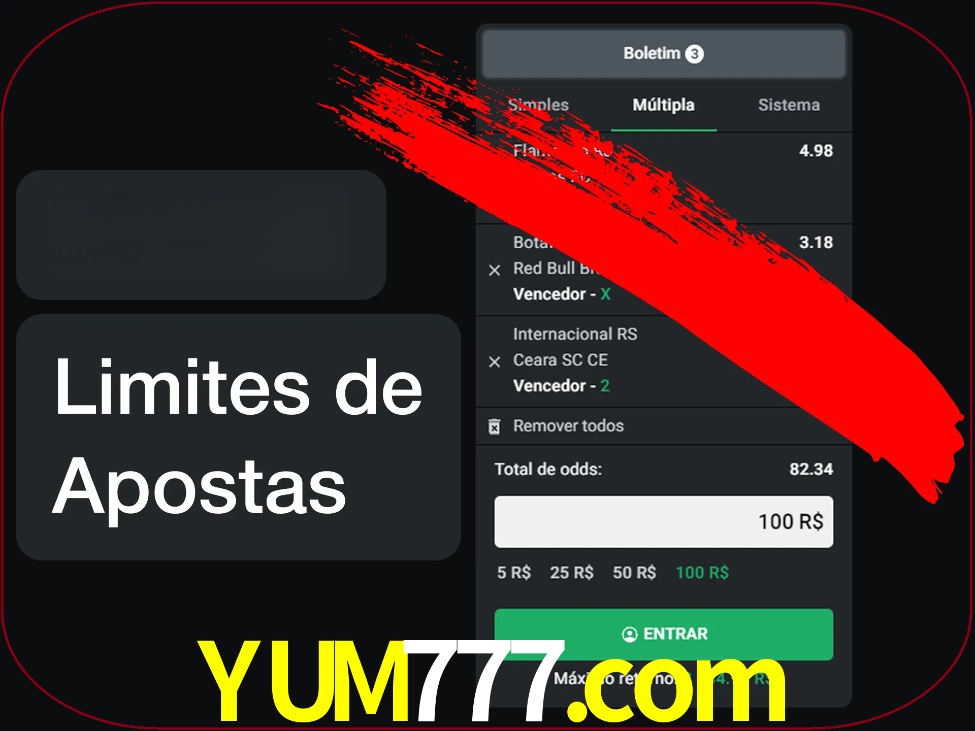 Não faça apostas loucas.
